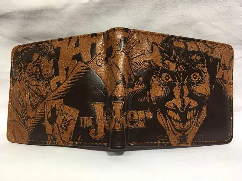 Мультяшный комикс Джокер кошельки для мужчин кредитница с кармашком мелочи