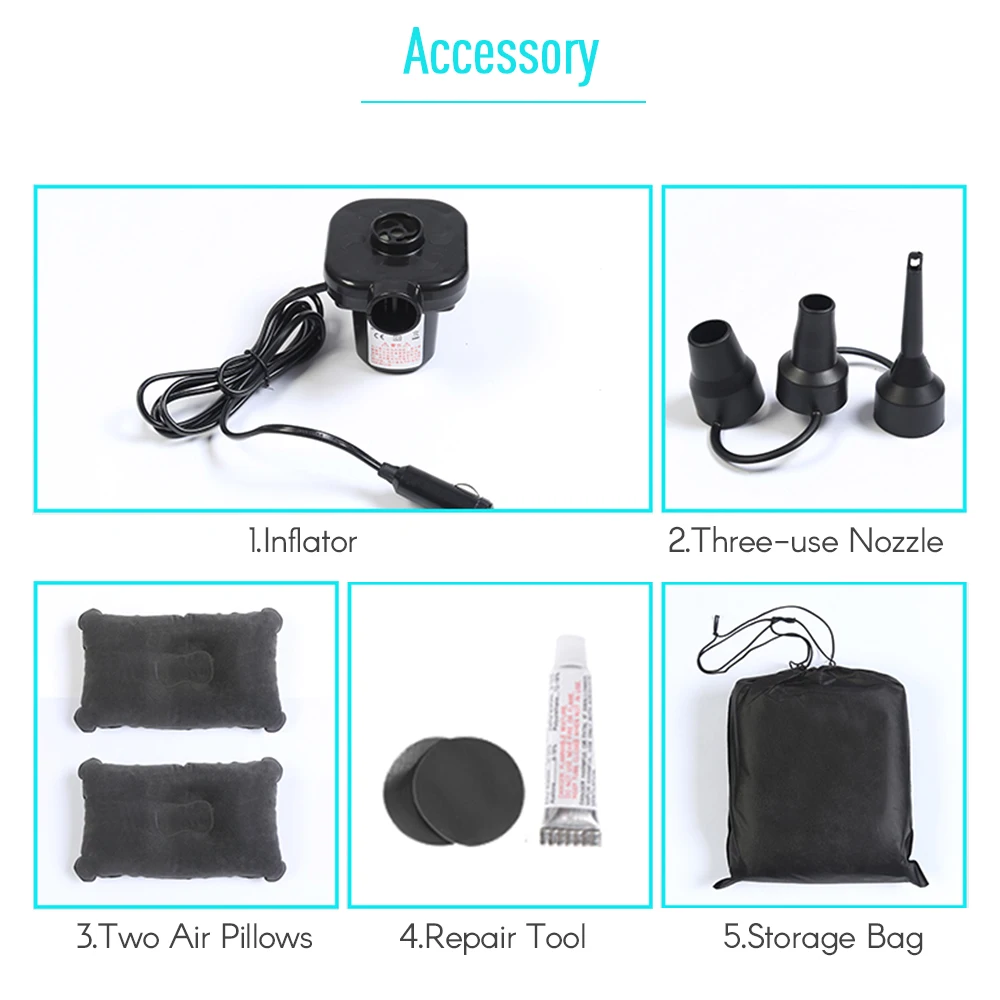 Автомобильный надувной матрас для путешествий подушка воздушной кровати