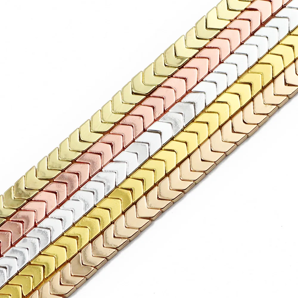 

Позолоченные стрелы из гематита с натуральным камнем, 6 х3 мм