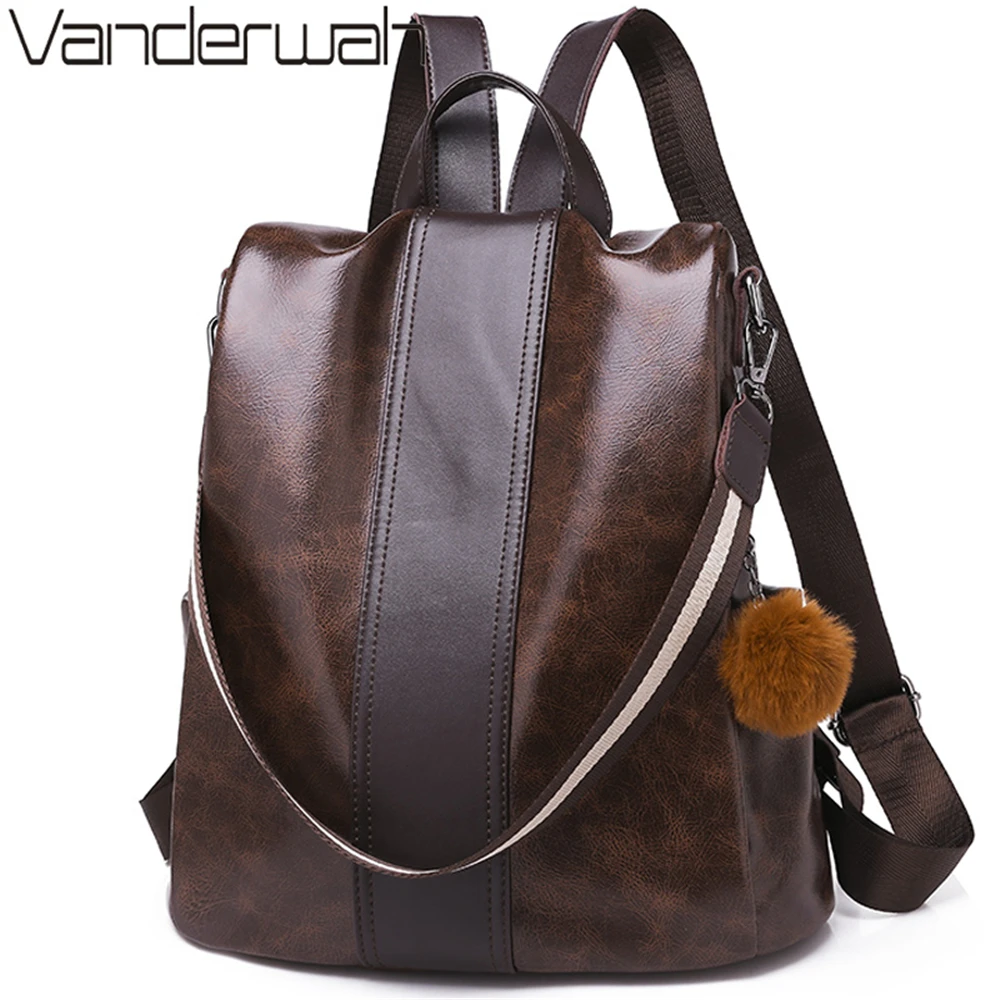 Sac A Dos женский рюкзак из искусственной кожи Противоугонный Повседневная сумка на