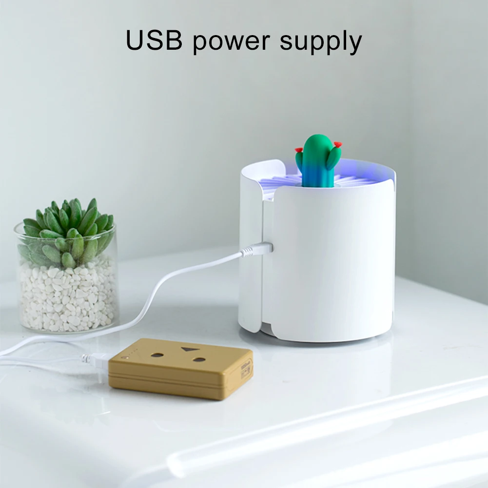 Мини Портативный кактус USB инсектицидная лампа UV светильник для дома устройство