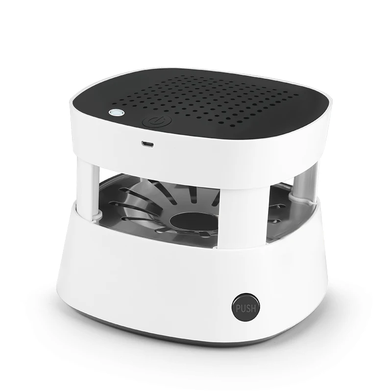 

zq Air Purifier Small Desktop Ashtray Office Smoke Purifier Portable