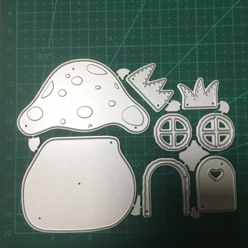 

Craft dies Mushroom House Metal Cutting Dies for DIY Scrapbooking dies cuts Embossing Album Cards Making Stencils dies new 2020