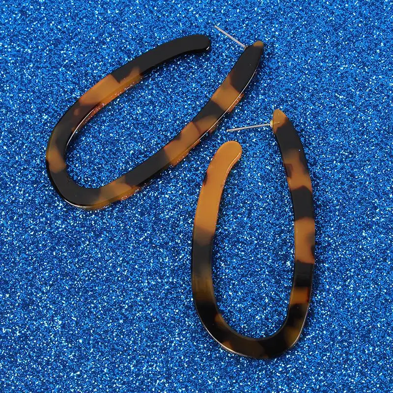 2019 серьги с кисточками европейский стиль и ветер большие продукт Amazon ацетат u