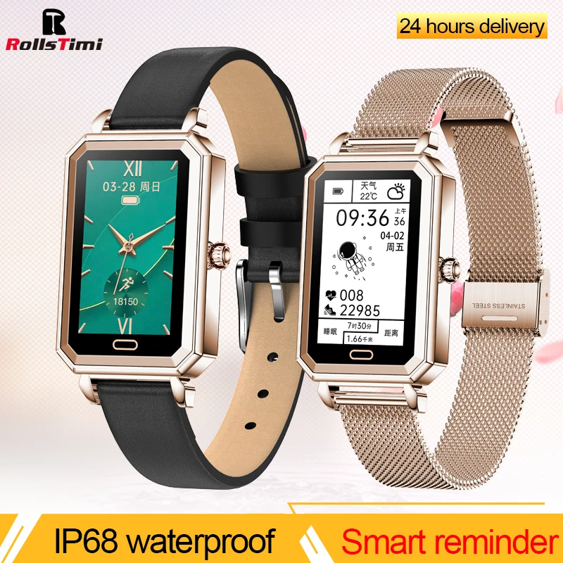 Умные часы-браслет для женщин IP68 пульсометр | Электроника