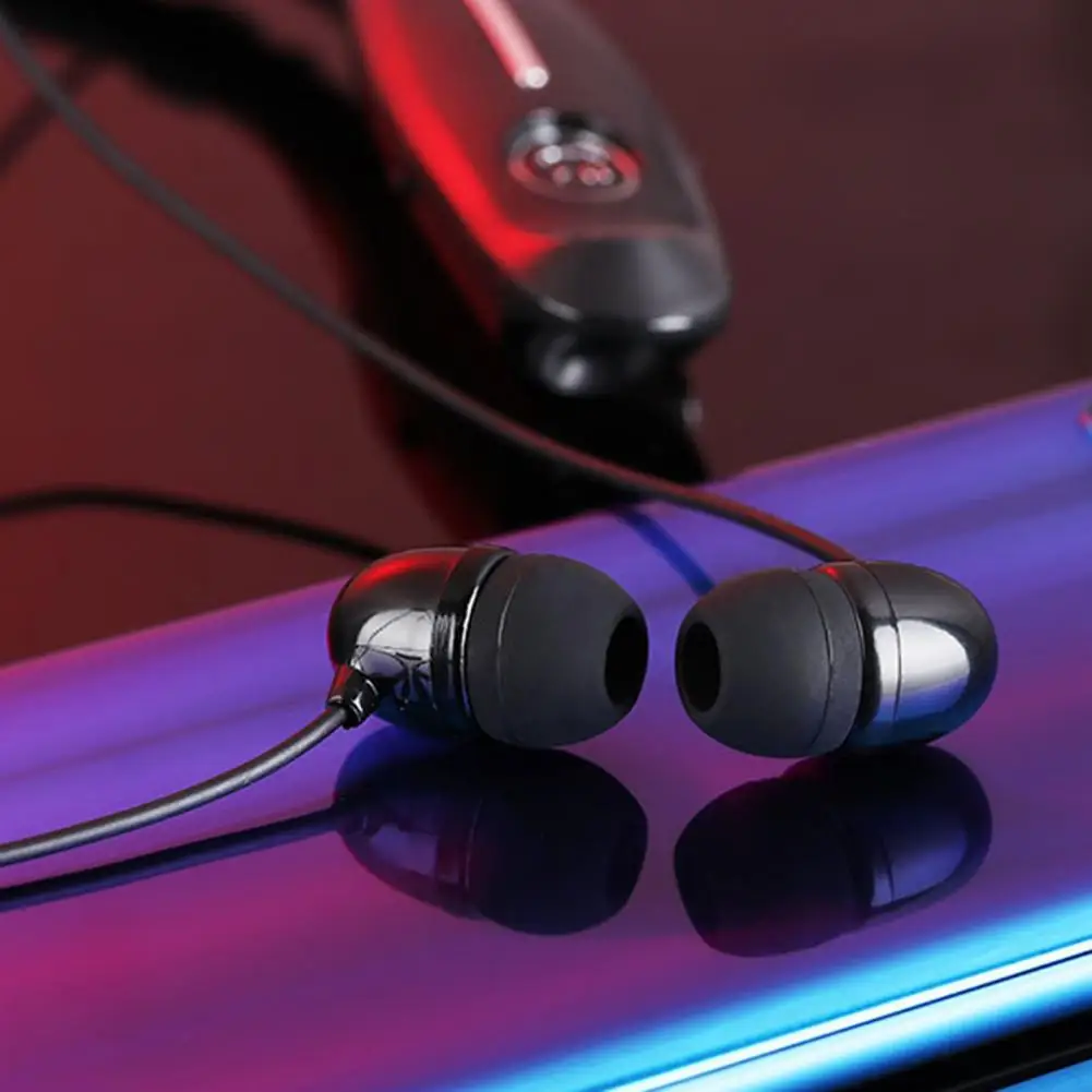

990S Universal Wireless Neck Hanging Bluetooth Headset In-ear Sports Headphone