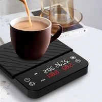2kg0 1g electronic coffee scale pour over espresso smart scale automatic timing digital led kitchen cooking baking scales