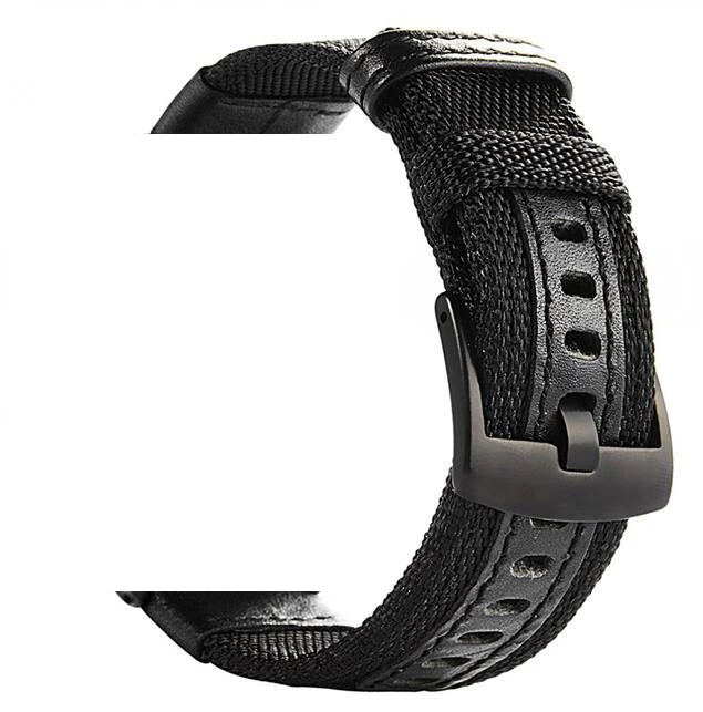 20 22 мм нейлоновый кожаный ремешок для часов Xiaom Huami Amazfit Bip Lite Pace Stratos 2 2S GTR 47 мм Смарт-часы аксессуары ремень