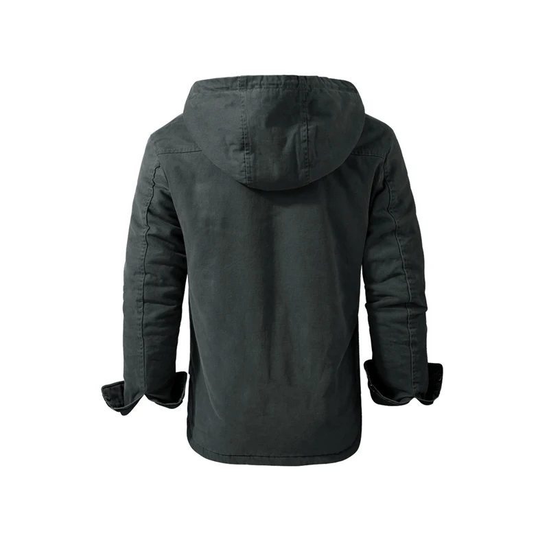 Winter Men Hooded Parkas Fur Linner Thicken Jacket Male Casual Warm Overcoat Snow Windbreaker Man Coats Classic Windproof Parka