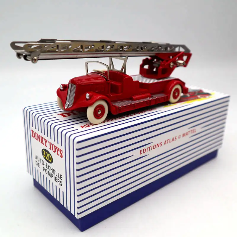 Atlas Dinky toys 32D Auto Echelle DE Pompiers Fire Engine Diecast коллекция моделей| |
