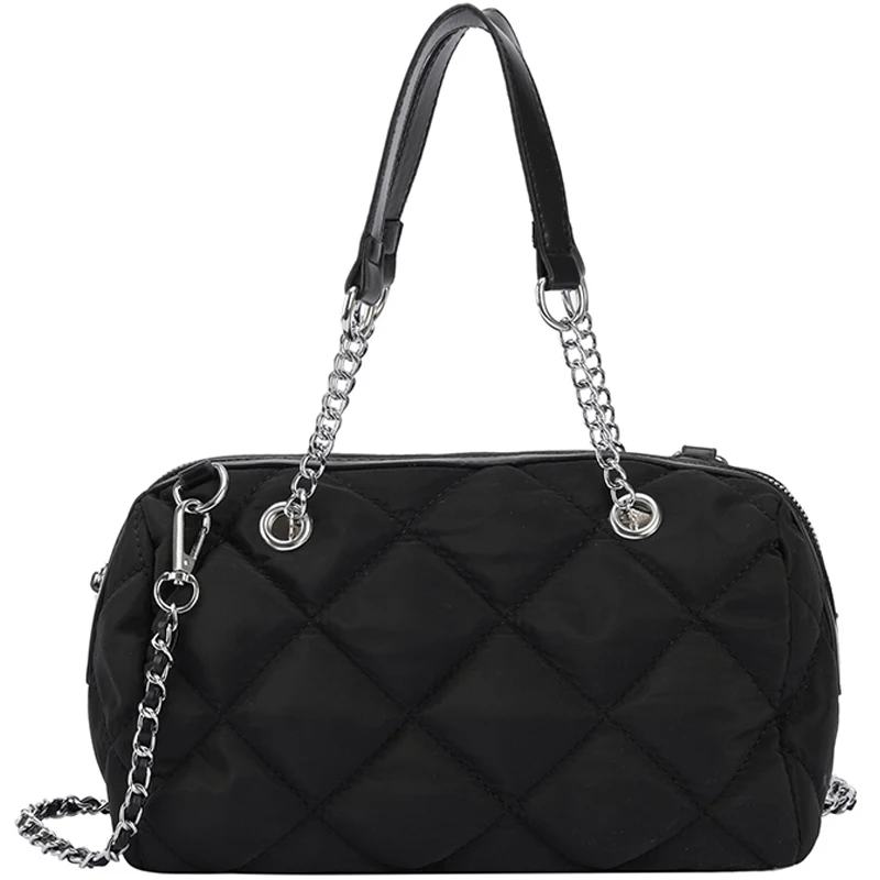 

Soft 2021 New Designer PU Vintage Leather Women's Designer Handbag Small Chain Shoulder Crossbody Bag Branded Clutch Handbag