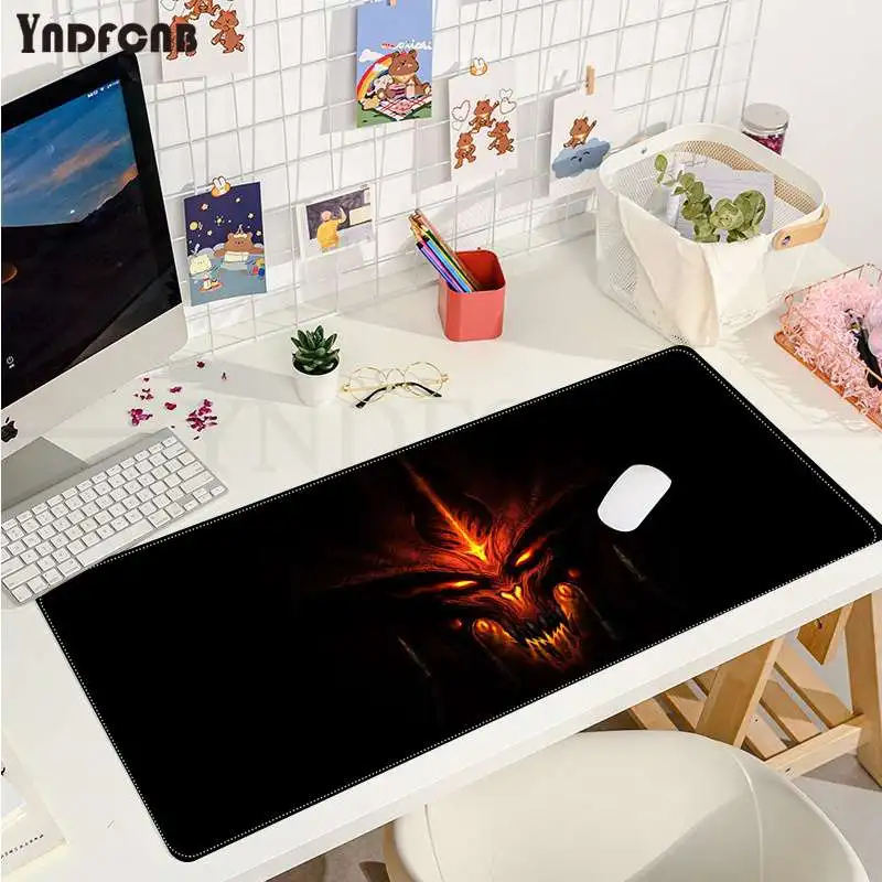 

Diablo Non Slip PC large gaming mousepad L XL XXL gamer mouse pad Size for large Edge Locking Speed Version Game Keyboard Pad