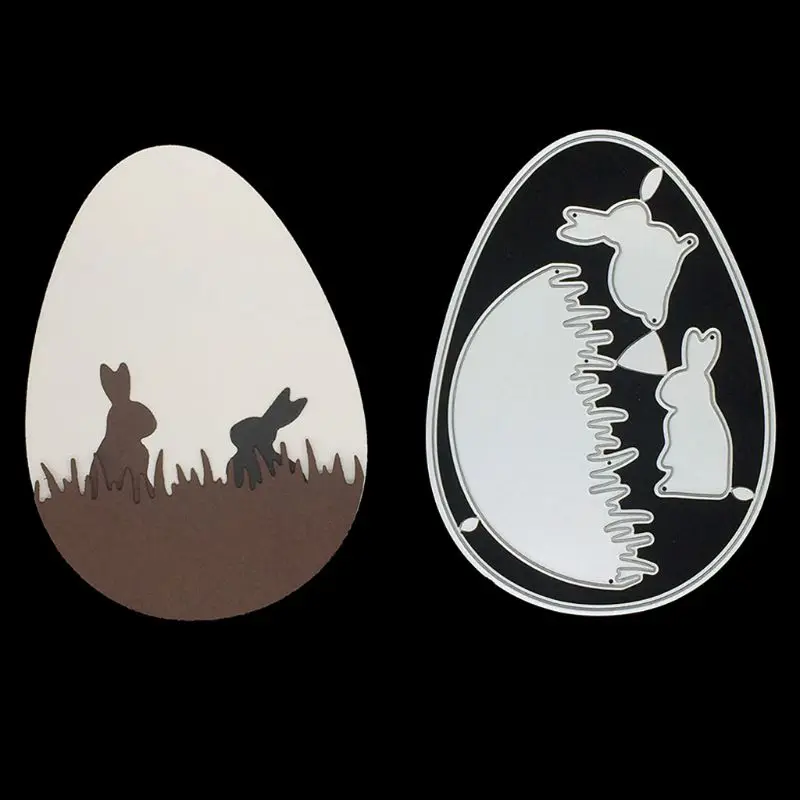 

Easter Bunny Metal Cutting Dies Stencil Scrapbooking DIY Album Stamp Paper Card 85LA