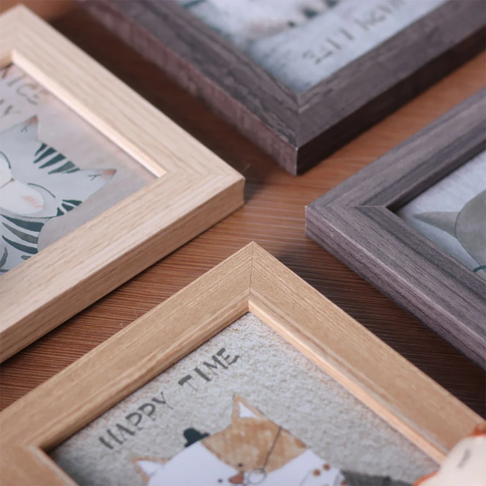 Домашняя подвесная деревянная рамка для кошек креативная детская фоторамка