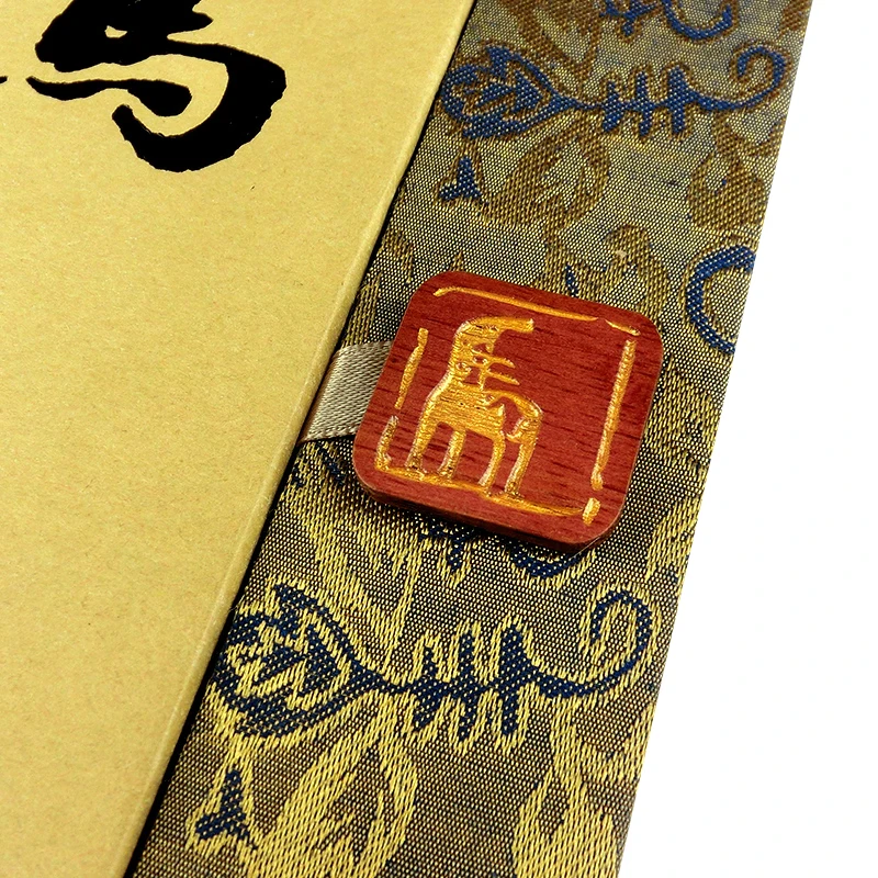 Шелковая книга Tangfoo прозрачная коллекция оригинальный китайский подарок Xu Beihong