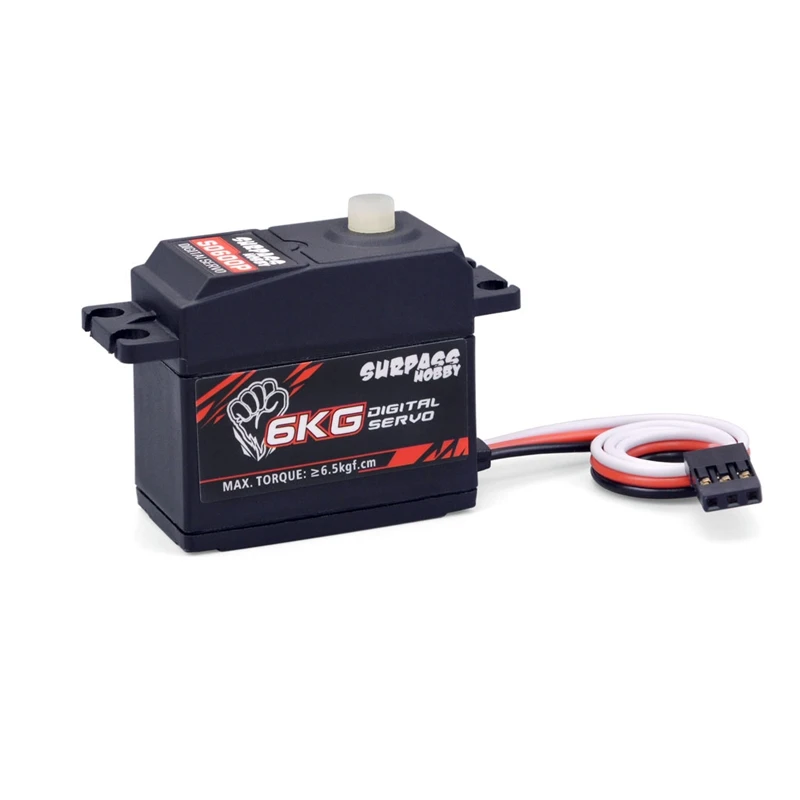 

Цифровой сервопривод SURPASS HOBBY S0600P 6 кг с пластиковой шестерней для RC 1/10 1/12 1/14 высокоскоростной Радиоуправляемый автомобиль самолет радиоупр...