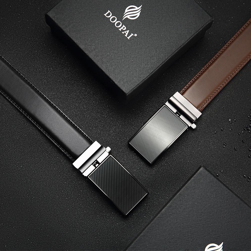 Ремень С Храповым Механизмом DOOPAI мужской модный автоматический пояс из