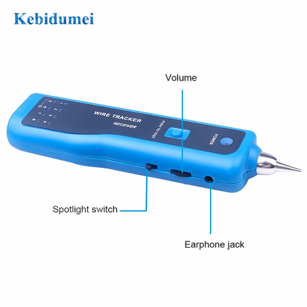 Kebidumei RJ11 RJ45 Cat5 Cat6 телефонный провод трекер Tracer Ethernet LAN Сетевой кабель тестер