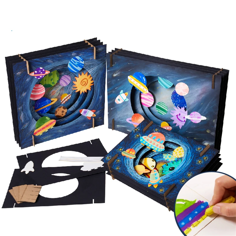 

DIY Vast Starry Sky Craft Toys For Children Creative Handmade Educational Arts And Crafts For Kids Interactive Educational Toys