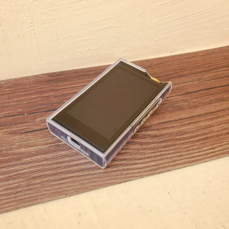 soft cover crystal tpu clear case for lotoo paw 6000 paw6000 with front screen protector tempered glass free global shipping