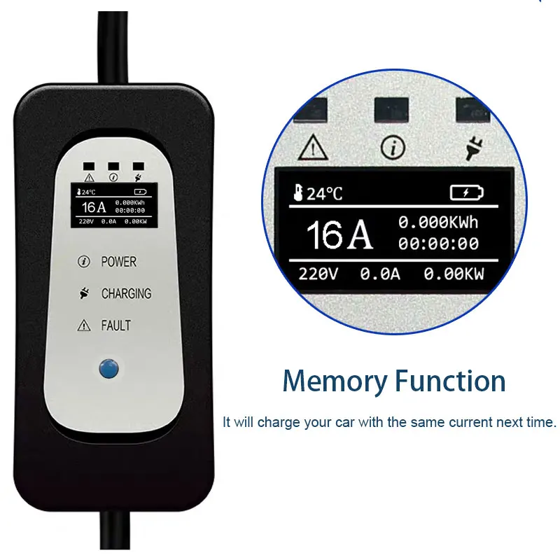 Зарядное устройство для электромобилей типа 2 iec62196 EVSE EV зарядный кабель 16 А
