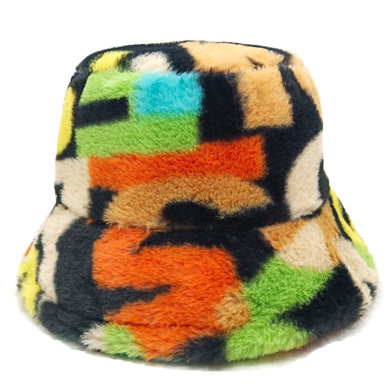 

Autumn and Winter Versatile Fashion Classic Letter Pattern Basin Hat Outdoor Windproof Warm Fisherman's Hat