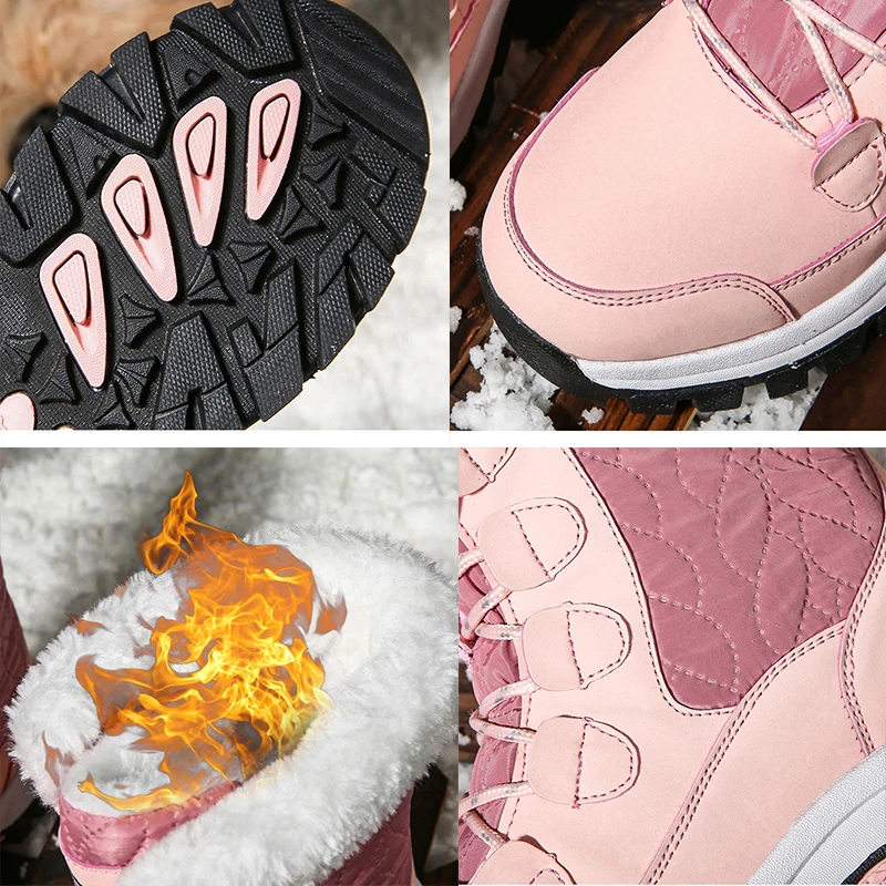 Женские сапоги MWSC до середины икры уличные водонепроницаемые теплые короткие