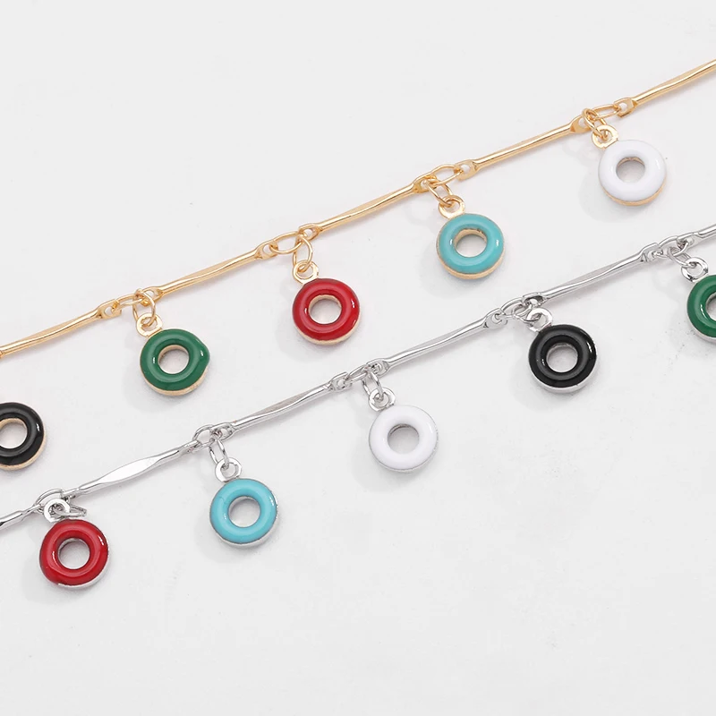 

Bohemian Colorful Round Beads Anklets For Women Chain Summer Ocean Beach Foot Ankle Bracelet Barefoot Sandals Foot Jewelry 2020