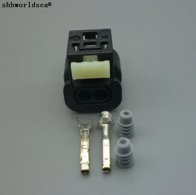 

worldgolden 1.0mm 2pin car sealed waterproof auto connector female 805-120-521 sensor connector electric plug