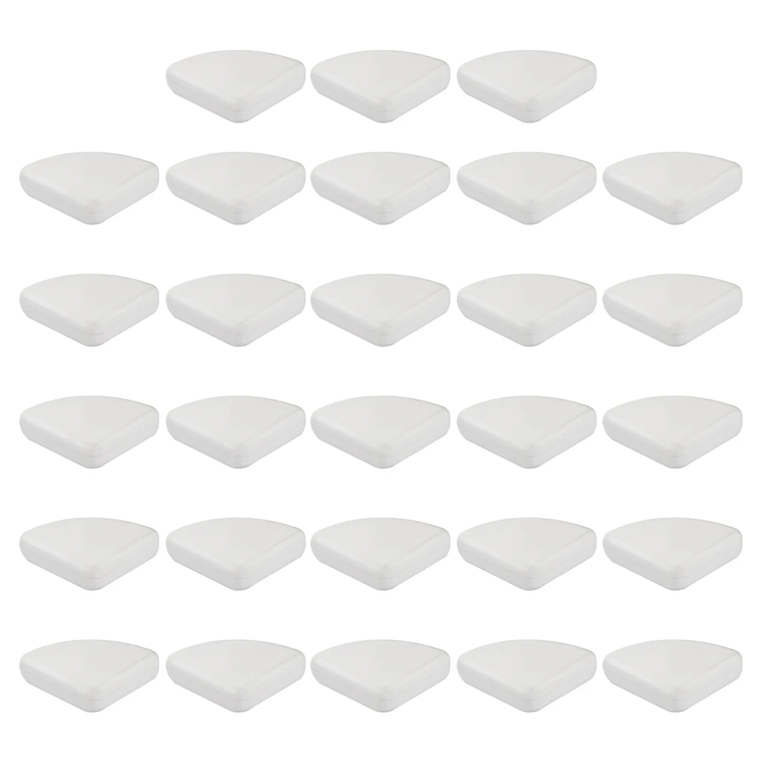 

Uxcell Corner Guards Edge Protector Furniture Table Corner Protectors Adhesive Soft Silicone White 30x30x9mm , 28 Pcs