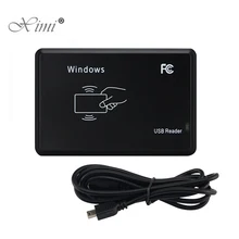 USB Card Reader R01 125KHZ 13.56mhz Smart Card Proximity MF Card USB RFID Card Reader For Access Control System