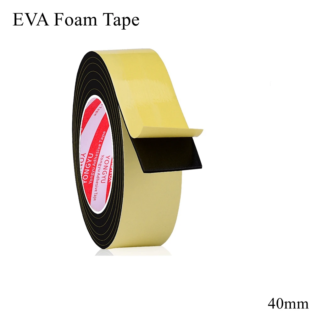 40mm EVA Foam Sponge Tape Single Side Adhesive Coated Strong High Viscosity Masking Waterproof Anti-collision Sealed Insulation