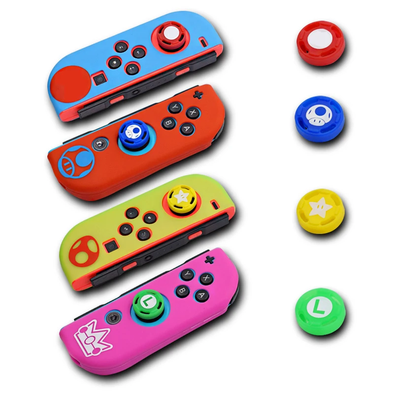 Силиконовый чехол Joycon для Nintendo Switch Противоскользящий резиновый защитные