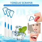 Силиконовый скребок для языка, 3 цвета, щетка для чистки полости рта, зубная щетка с покрытием для свежего дыхания, инструменты для гигиены и ухода, TSLM1