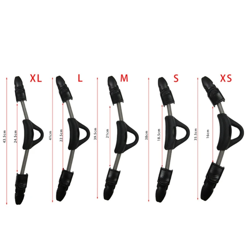 

X5QF 2Pcs Diving Equipment Scuba Diving Stainless Steel Spring Fin Straps Diver Heel Straps Gear Drop Shipping