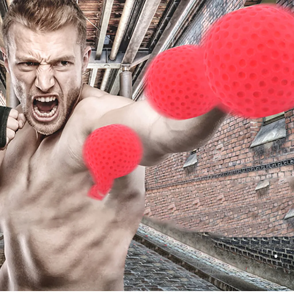 Boxing Speed Ball black red Punch Exercise Fight React Reflex durable men trainng fighting Balls#30 | Спорт и развлечения
