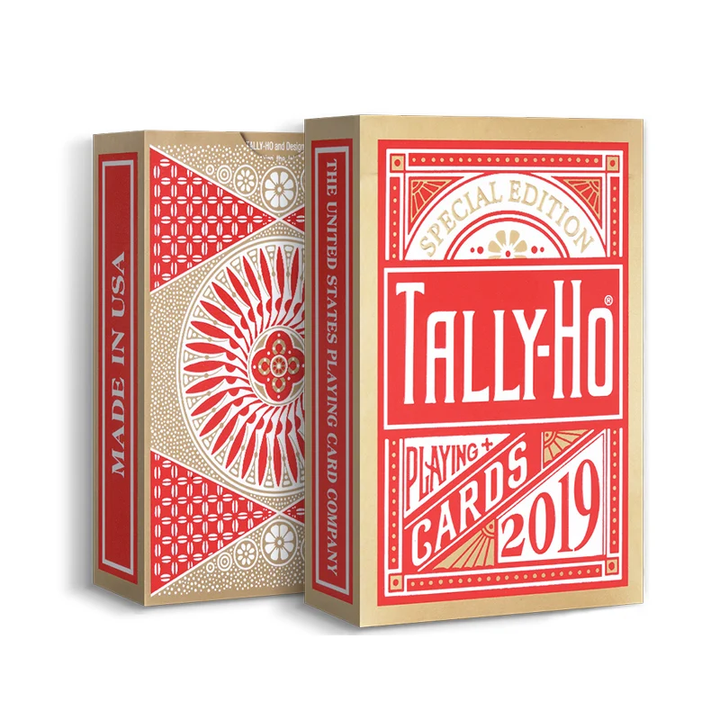 2019 Tally Ho красные игральные карты Китайский Новый Год Ограниченная серия колода