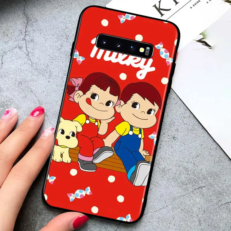 

Candy for Milky cute for Samsung Galaxy S21 Ultra Plus Note 20 10 9 8 S10 S9 S8 S7 S6 Edge Plus Black Phone Case