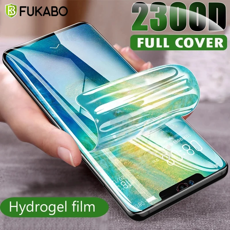 Гидрогелевая пленка с полным покрытием для Huawei P20 P30 P40 Pro Lite Защитная Mate Honor 30 20 10i 9