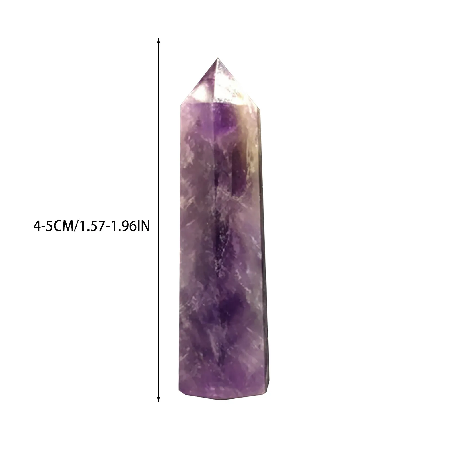 

Natural Fluorite Crystal Colorful Striped Fluorite 4-7cm Quartz Crystal Stone Point Healing Hexagonal Wand Treatment Stone