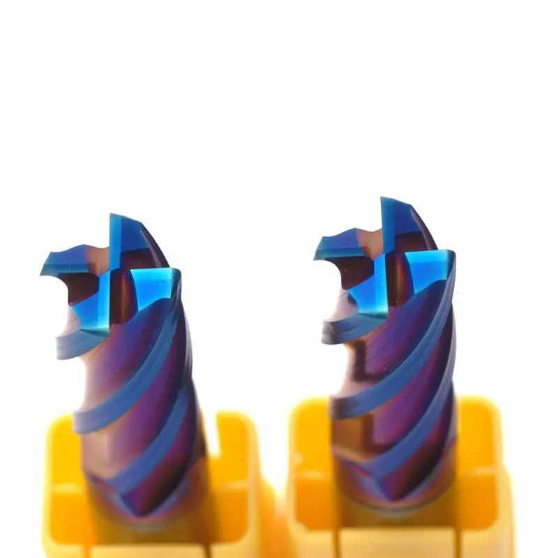 R0.1 R0.2 R0.3 R0.5 1 HRC65 четыре лезвия фреза с круглым носом вольфрамовый стальной сплав