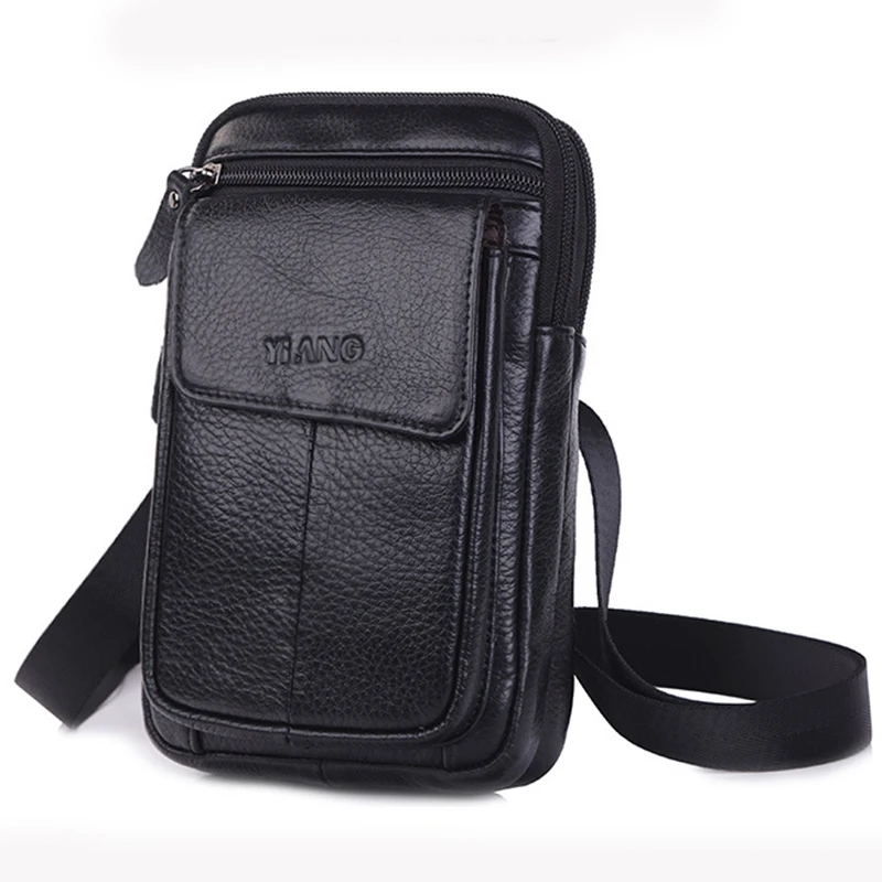 Маленькая сумка-мессенджер из натуральной кожи сумка через плечо модный ремень