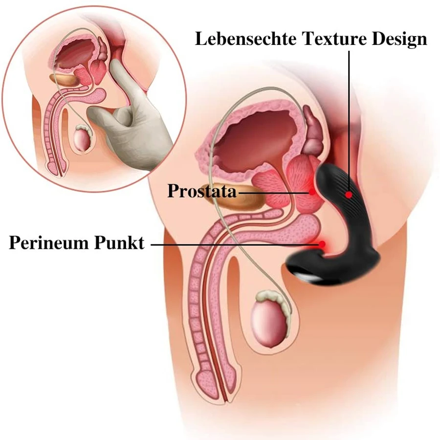 Анальный вибратор для массажа простаты БДСМ секс-игрушки мужчин пробка женский