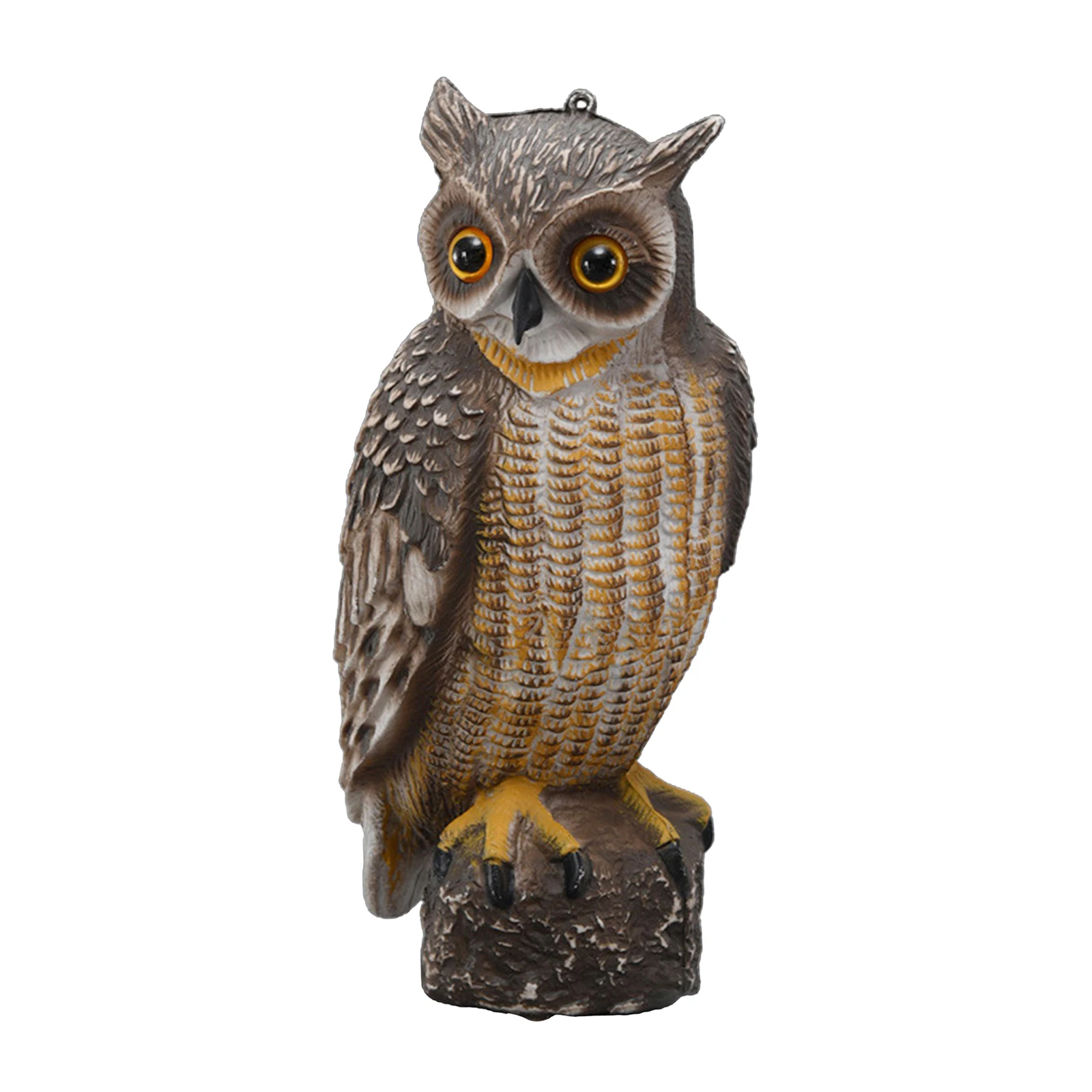 

Creative Owl Ornaments Halloween Home Decoration Plastic Bird Deterrents Pest Repellent for Outdoor