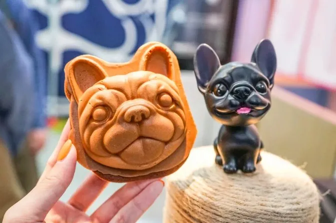 Электрическая машина Taiyaki в форме головы собаки 110 В 220-240 одобренная Ce Лидер