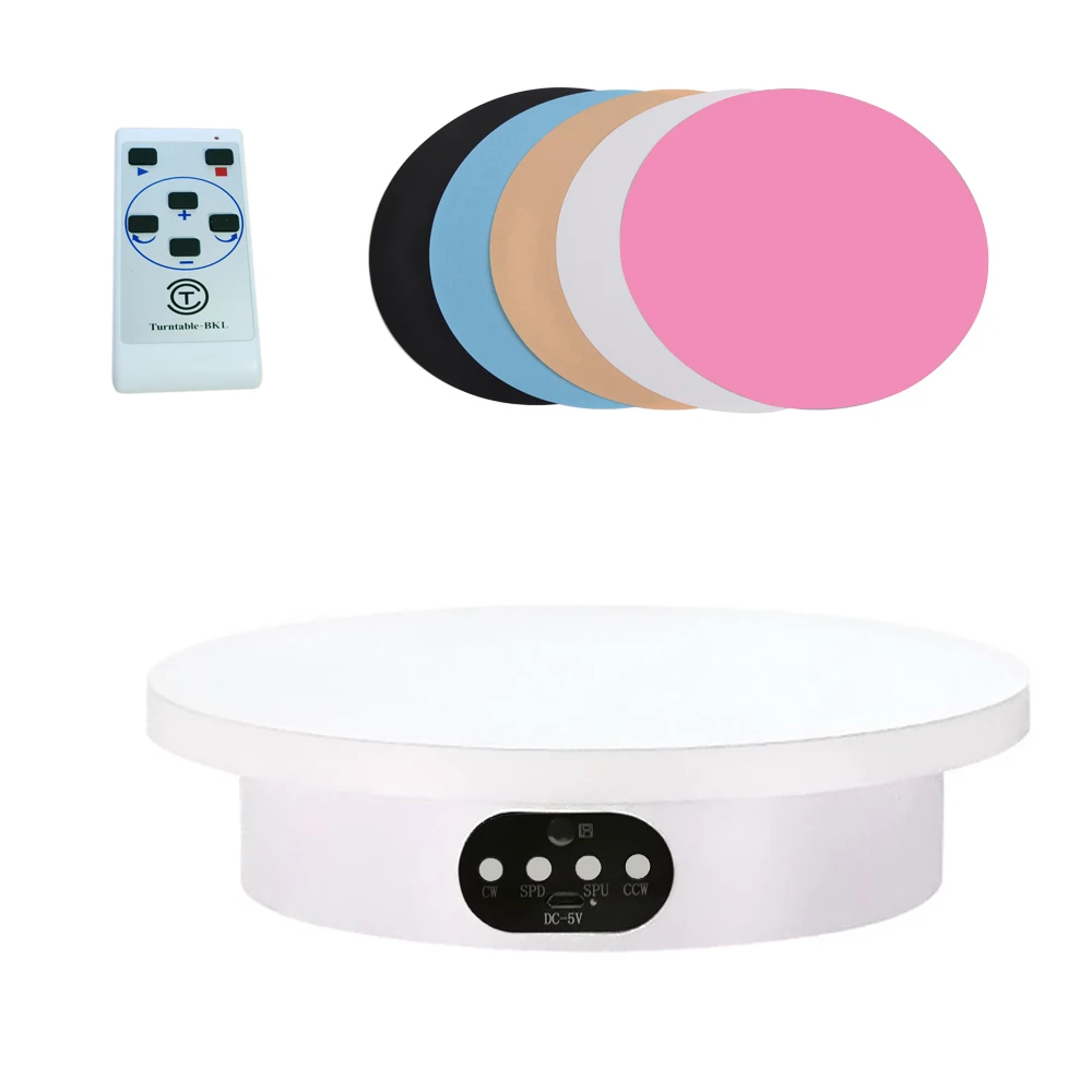 Электрическая вращающаяся витрина для фотосъемки подставка ювелирных изделий