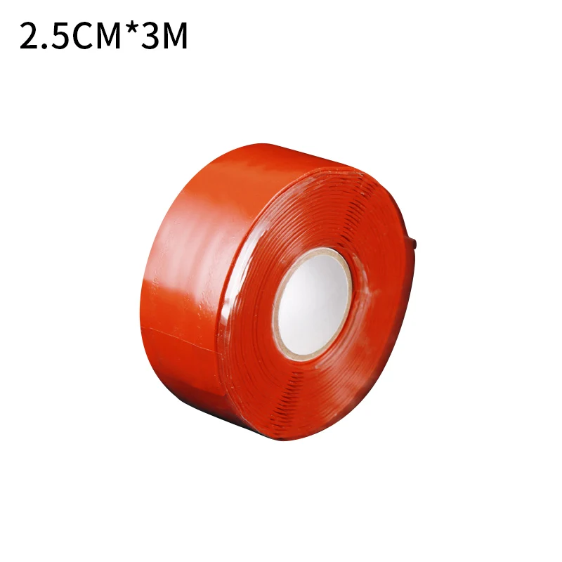

3M X 2.5CM Repair Tapes Waterproof Rubber Silicone Bonding Tapes Self-adhesive Stop Leaks Seal Repair Self Fusing Household Tool