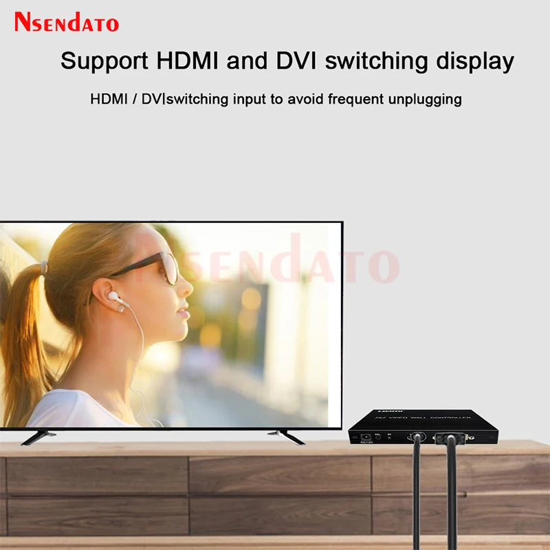 1080P 2x2 HDMI настенный контроллер многопроцессор видео ТВ экран сшивка процессор