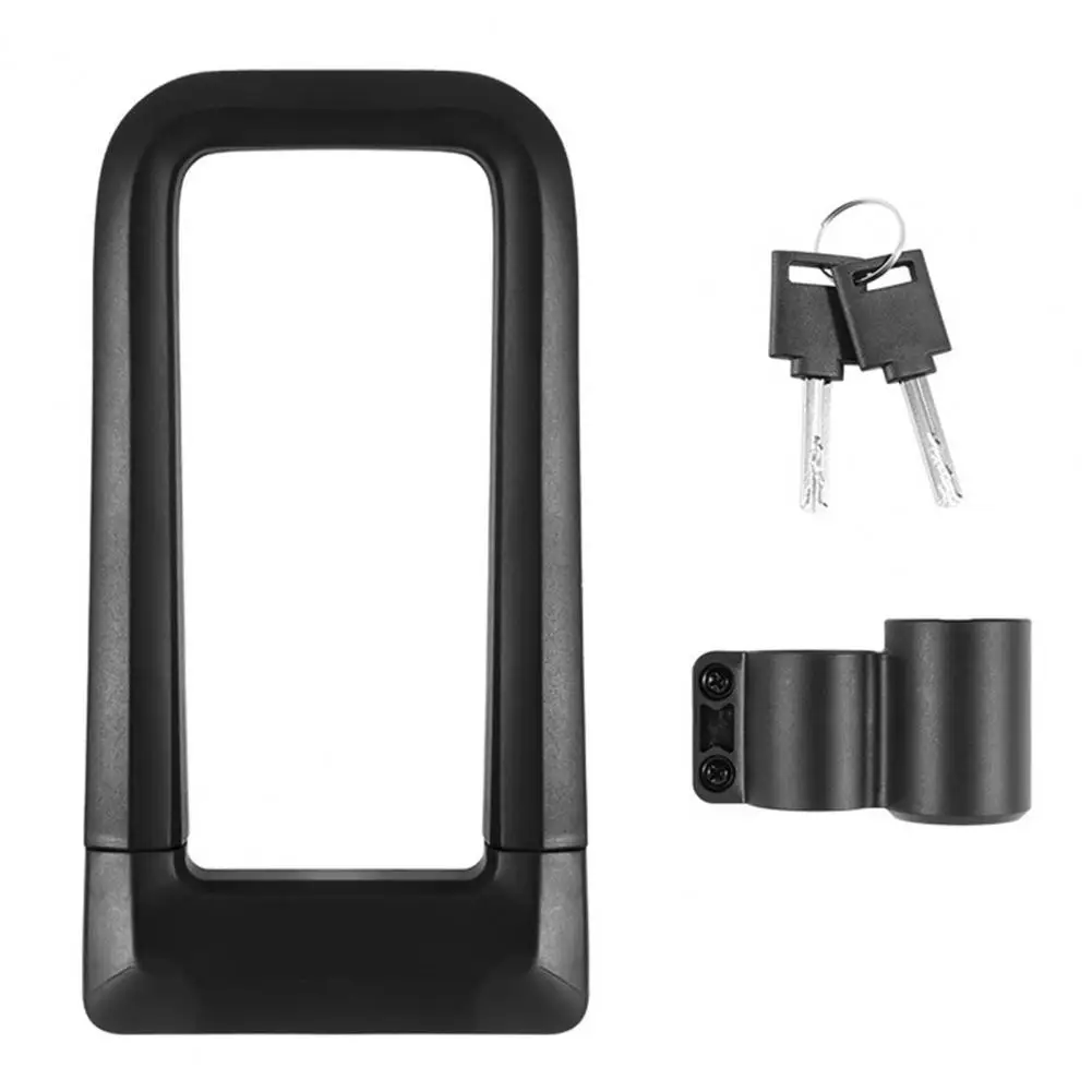 

Bicycle Lock Rainproof Anti-collision Zinc Alloy Universal Silicone Bike U-Locks Strong and Wear-resistant for Motorcycle