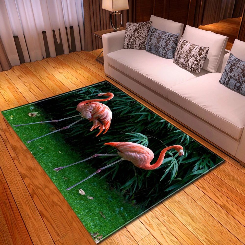 3D ковер с Фламинго в скандинавском стиле домашний декоративный детский игровой